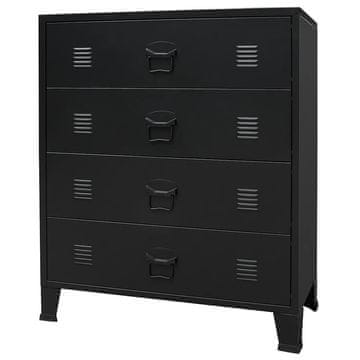 Vidaxl Industrijski predalnik 78x40x93 cm kovinski