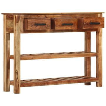 Vidaxl Komoda s 3 predali 110x30x80 cm trden les