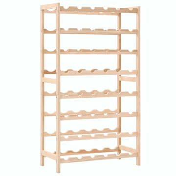 Vidaxl Stojalo za vino iz cedrovine 57,5x28x102 cm