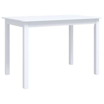 Vidaxl Jedilna miza 114x71x75 cm trden les kavčukovca