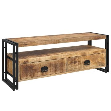 Vidaxl TV omarica iz trdnega mangovega lesa 120x35x45 cm