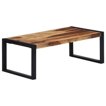 Vidaxl Klubska mizica 110x60x40 cm iz trdnega palisandra