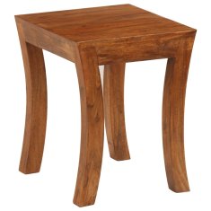 Vidaxl Komplet mizic 3 kosi trden akacijev les 50x35x50 cm rjave barve