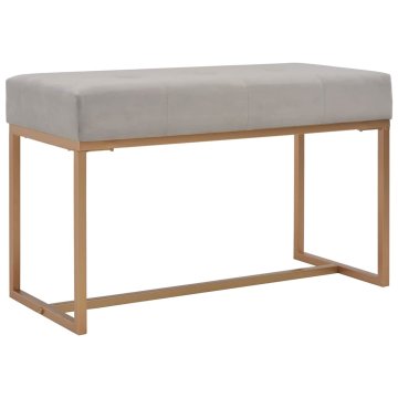 Vidaxl Klop 80 cm siv žamet