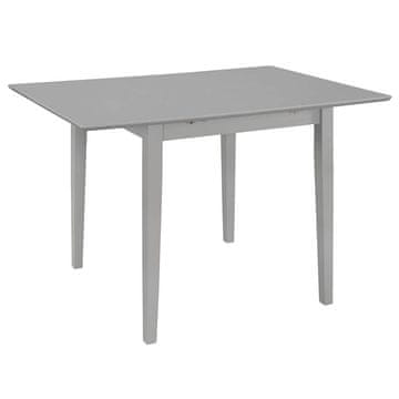 Vidaxl Raztegljiva jedilna miza MDF (80-120)x80x74 cm