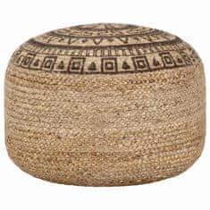 Vidaxl Tabure ročno izdelan rjav 45x30 cm juta