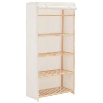 Vidaxl Garderobna omara iz blaga 79x40x170 cm