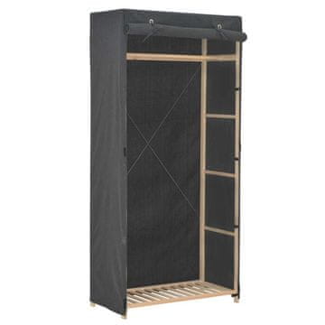 Vidaxl Garderobna omara iz blaga 79x40x170 cm