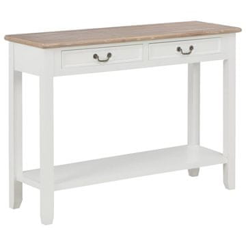 Vidaxl Konzolna mizica 110x35x80 cm les