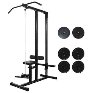 Vidaxl Vadbena naprava z utežmi 40 kg