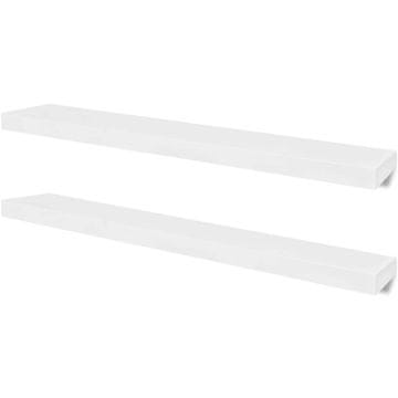 Vidaxl Stenske police 4 kosi 100 cm bele barve