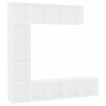 Vidaxl Knjižna omara/TV omara 3-delna 180x30x180 cm