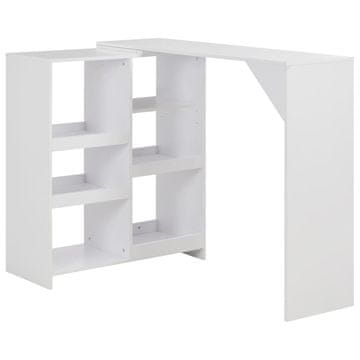 Vidaxl Barska miza s premično polico 138x39x110 cm