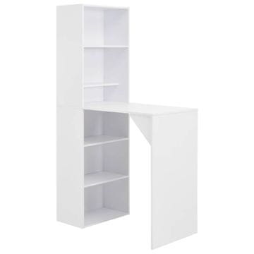 Vidaxl Barska miza z omarico 115x59x200 cm