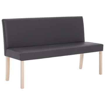 Vidaxl Klop 139,5 cm umetno usnje