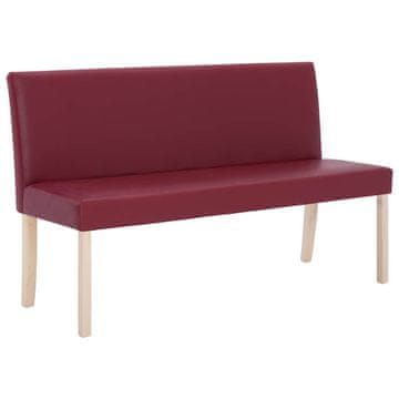 Vidaxl Klop 139,5 cm umetno usnje