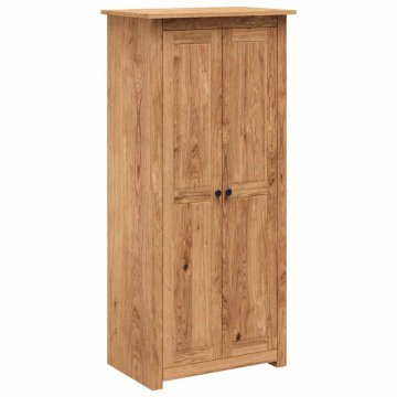 Vidaxl Garderobna omara 80x50x171,5 cm trdna borovina Panama Range