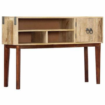 Vidaxl Konzolna mizica 115x30x76 cm trden robusten mangov les