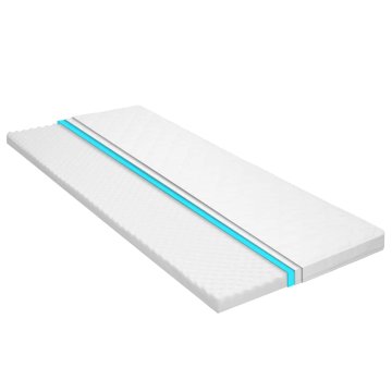 Vidaxl Nadvzmetnica 80x200 cm hladna pena jajčast profil 6 cm