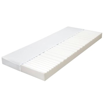 Vidaxl Vzmetnica 100x200 cm 7-conska s PU peno 10 cm H2 H3