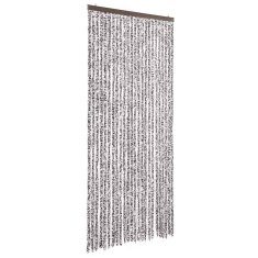 Vidaxl Zavesa proti mrčesu iz šenilje 100x220 cm rjava in bež