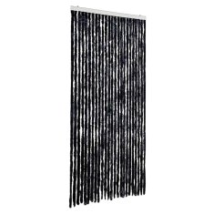 Vidaxl Zavesa proti mrčesu iz šenilje 100x220 cm antracitna