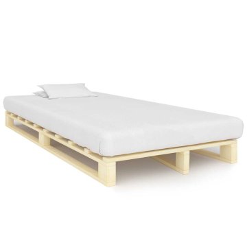 Vidaxl Posteljni okvir iz palet trdna borovina 120x200 cm