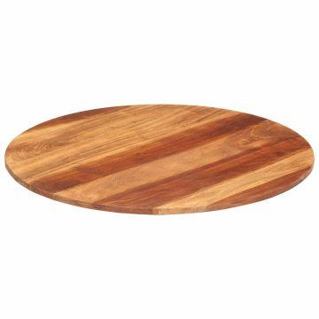 Vidaxl Mizna plošča iz trdnega akacijevega lesa okrogla 15-16 mm 70 cm