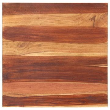 Vidaxl Mizna plošča iz trdnega akacijevega lesa 25-27 mm 70x70 cm