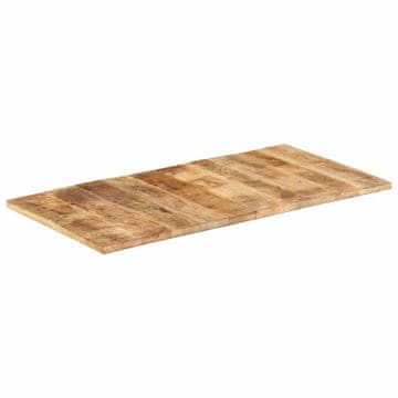 Vidaxl Mizna plošča iz trdnega mangovega lesa 25-27 mm 120x60 cm
