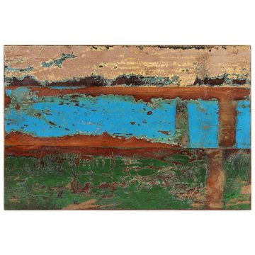 Vidaxl Pravokotna mizna plošča 60x90 cm 25-27 mm trden predelan les