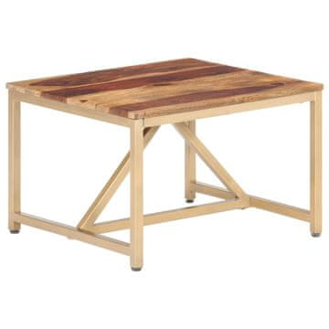 Vidaxl Stranska mizica 60x60x40 cm trden palisander