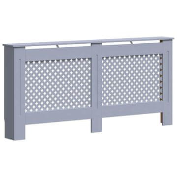 Vidaxl Pokrov za radiator antraciten 172x19x81,5 cm mediapan