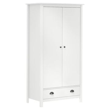 Vidaxl Garderobna omara z 2 vrati Hill Range 89x50x170 cm borovina
