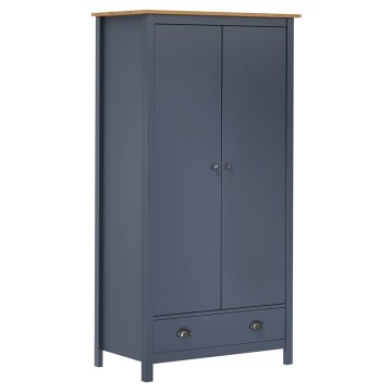 Vidaxl Garderobna omara z 2 vrati Hill Range 89x50x170 cm borovina