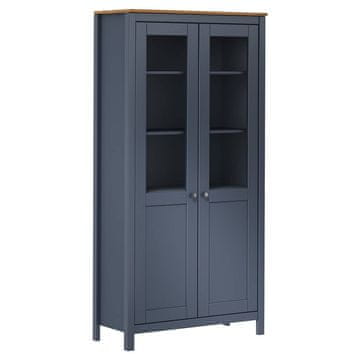 Vidaxl Visoka omarica Hill Range 85x37x170,5 cm borovina
