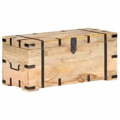 Vidaxl Skrinja 90x40x40 cm trden mangov les