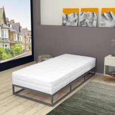 Vidaxl Vzmetnica 80x200 cm 7-conska žepne vzmeti 20 cm H2