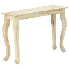 Vidaxl Konzolna mizica 110x35x77 cm masivni mangov les