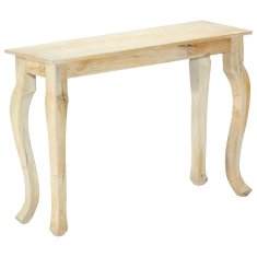 Vidaxl Konzolna mizica 110x35x77 cm masivni mangov les