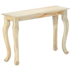 Vidaxl Konzolna mizica 110x35x77 cm masivni mangov les