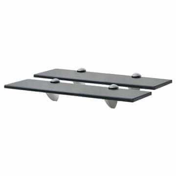 Vidaxl Police 2 kosa steklo 40x10 cm 8 mm