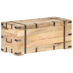 Vidaxl Skrinja 90x40x40 cm trden mangov les