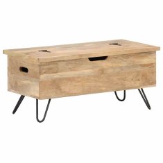 Vidaxl Skrinja 90x40x45 cm trden mangov les
