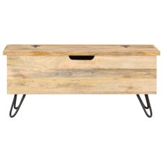 Vidaxl Skrinja 90x40x45 cm trden mangov les