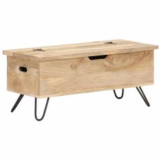 Vidaxl Skrinja 90x40x45 cm trden mangov les