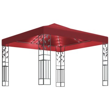 Vidaxl Paviljon z LED lučkami 3x3 m
