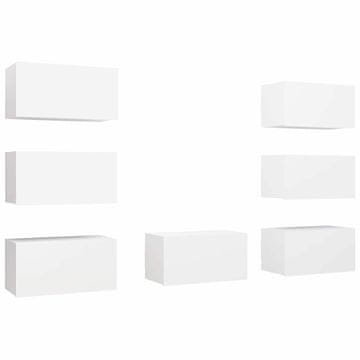 Vidaxl TV omarice 7 kosov 30,5x30x60 cm iverna plošča