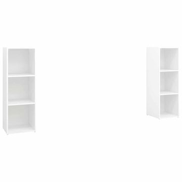 Vidaxl TV omarice 2 kosa bele 107x35x37 cm iverna plošča