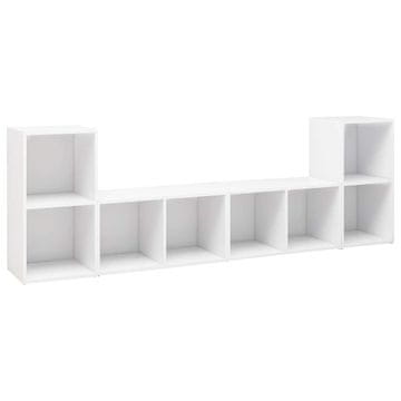 Vidaxl TV omarice 4 kosi 72x35x36,5 cm iverna plošča